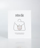 Retro Chic - White Kitty Face