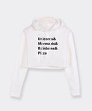 Best of All Worlds Crop Hoodie
