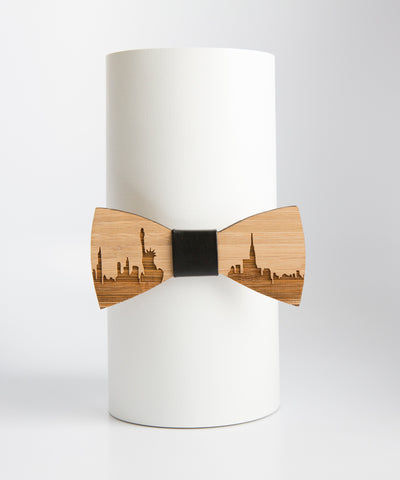 City Wood Tie - New York