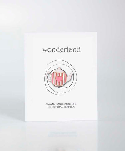 Wonderland - Striped Teapot