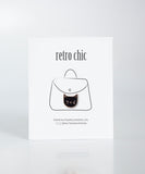 Retro Chic - Black Kitty Face