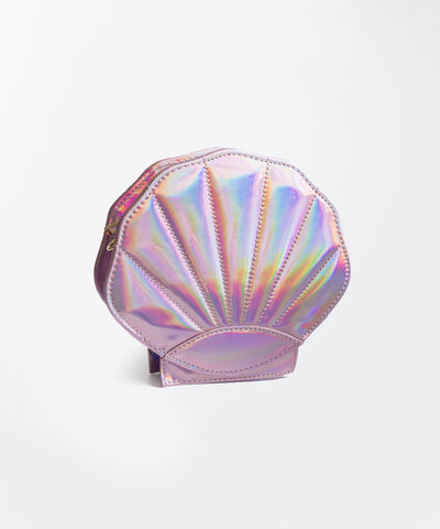Holographic Shell Purse - Blush