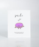 Smile - Purple Macaron