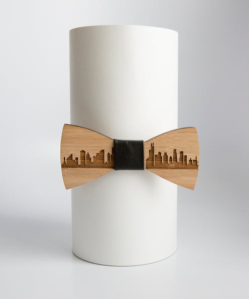 City Wood Tie - Chicago